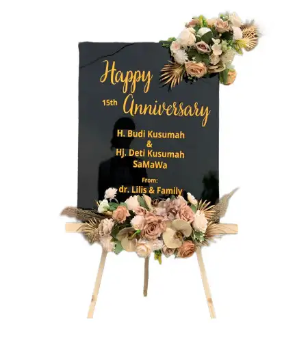 Papan Bunga Akrilik Tanah Sareal